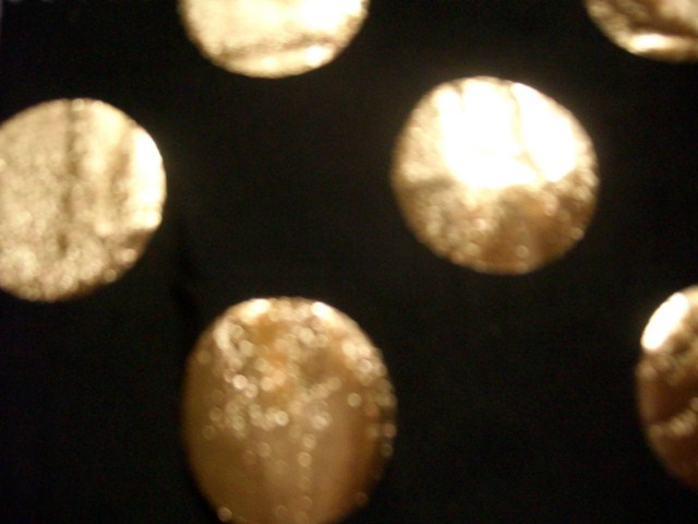 3.Black Gold Foil Bubbles